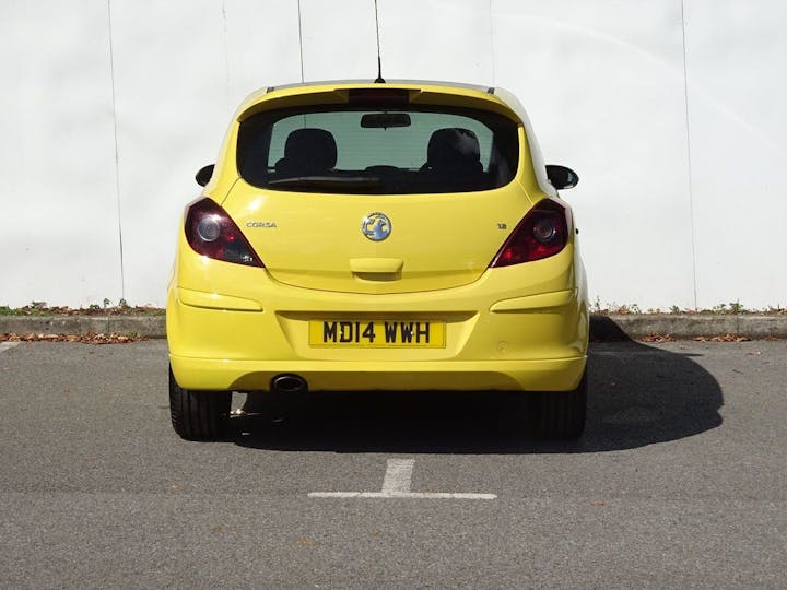 Yellow Vauxhall Corsa 1.2 16V Limited Edition Euro 5 3dr 2014