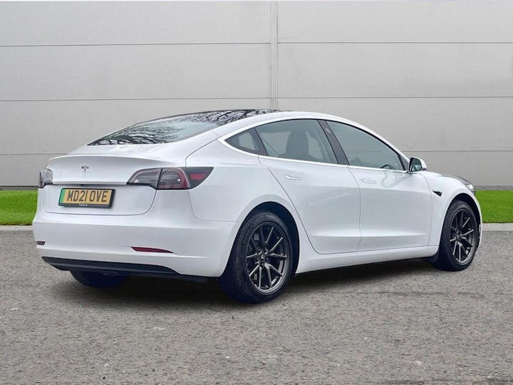 White Tesla Model 3 Standard Range Plus Auto Rwd 4dr 2021