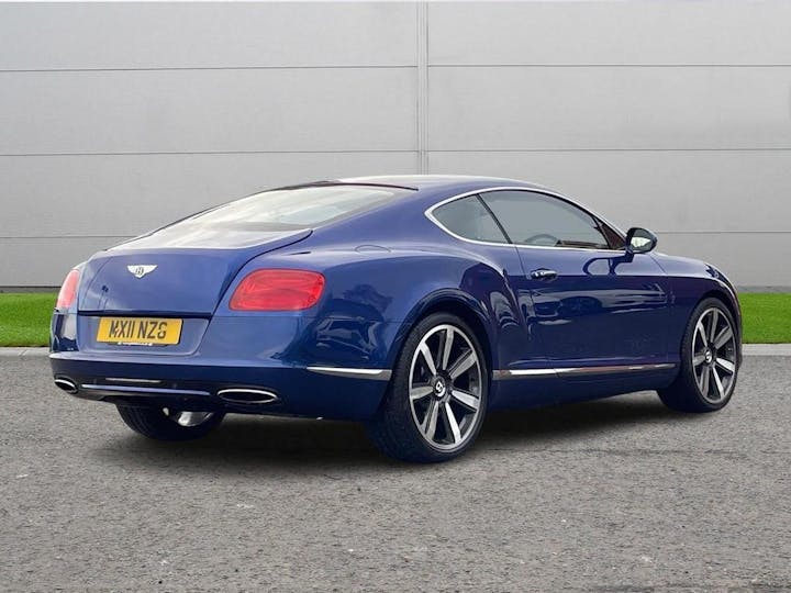 Blue Bentley Continental 6.0 Flexfuel GT Auto 6spd 4wd Euro 5 2dr 2011