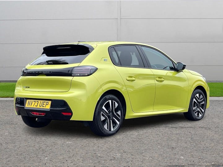 Yellow Peugeot E 208 50kwh E-style Auto 5dr (7.4kw Charger) 2023