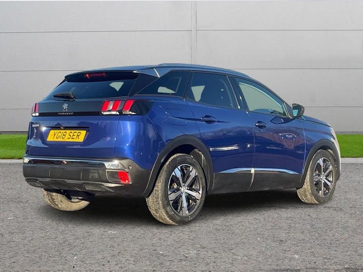 Blue Peugeot 3008 1.2 Puretech Allure Eat Euro 6 (s/s) 5dr 2018