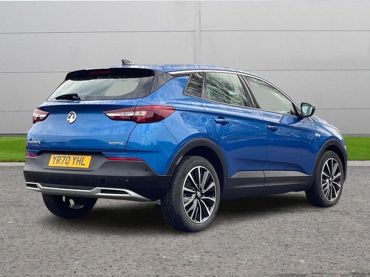 Blue Vauxhall Grandland X 1.2 Turbo Elite Nav Euro 6 (s/s) 5dr 2021