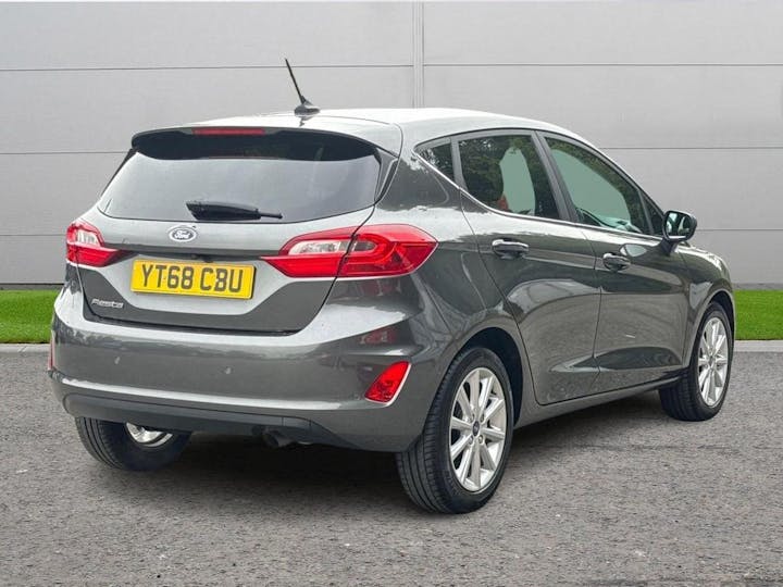 Grey Ford Fiesta 1.0t Ecoboost Titanium Euro 6 (s/s) 5dr 2018