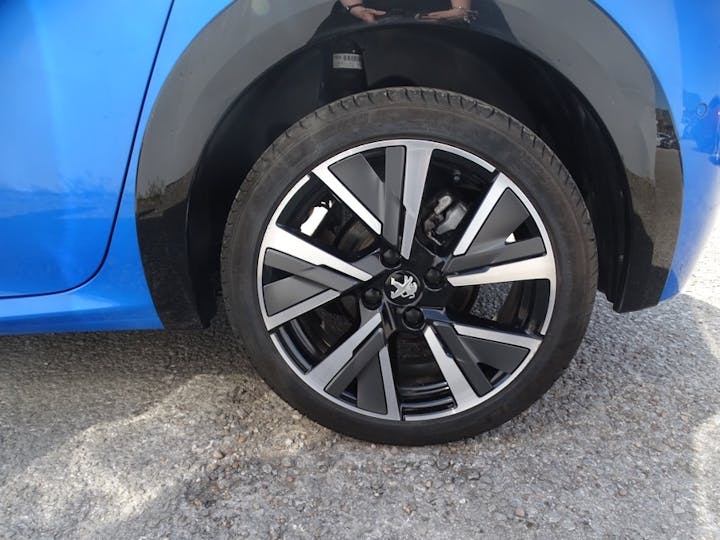 Blue Peugeot 208 Puretech GT S/S 2021