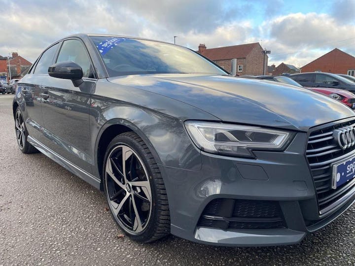 Grey Audi A3 2.0 TDI 35 Black Edition S Tronic Euro 6 (s/s) 4dr 2019