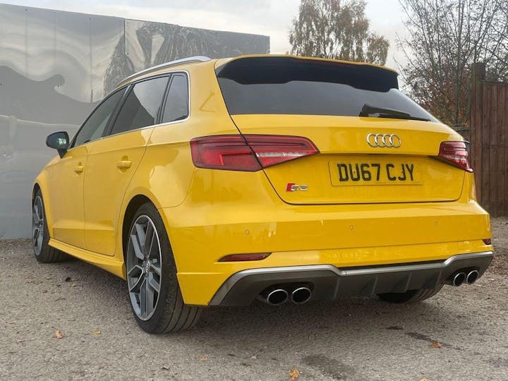 Yellow Audi S3 2.0 TFSI Sportback S Tronic Quattro Euro 6 (s/s) 5dr 2017