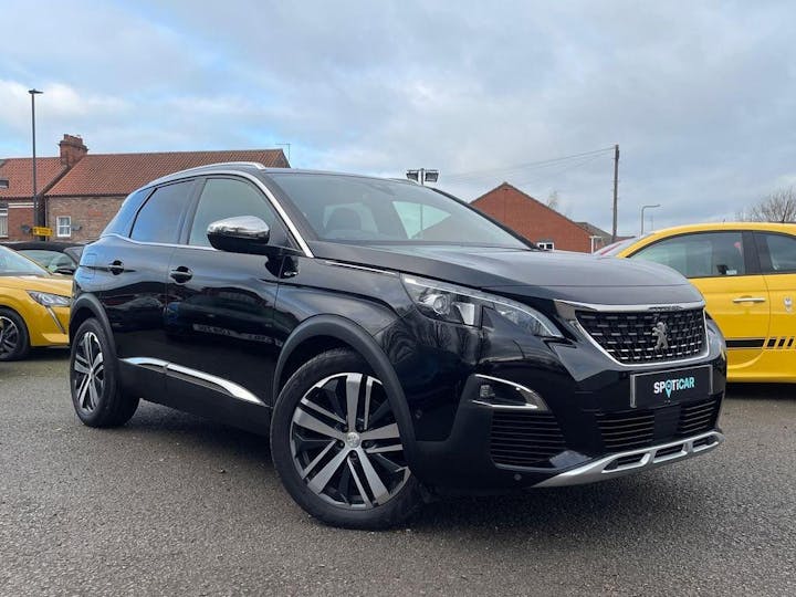 Black Peugeot 3008 2.0 Bluehdi GT Eat Euro 6 (s/s) 5dr 2017