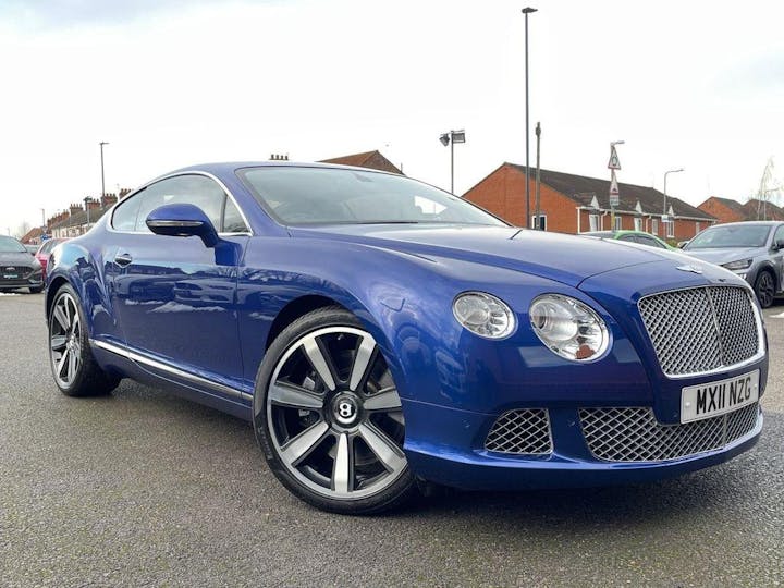 Blue Bentley Continental 6.0 Flexfuel GT Auto 6spd 4wd Euro 5 2dr 2011