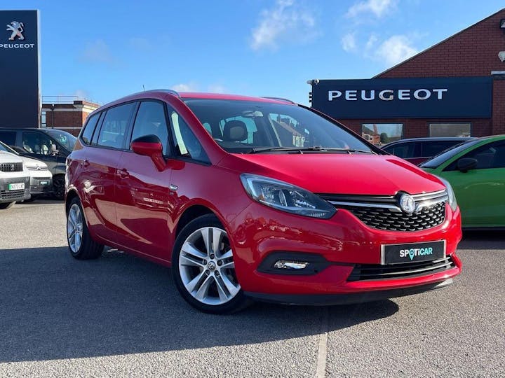 Red Vauxhall Zafira Tourer 1.4i Turbo SRi Nav Euro 6 5dr 2017