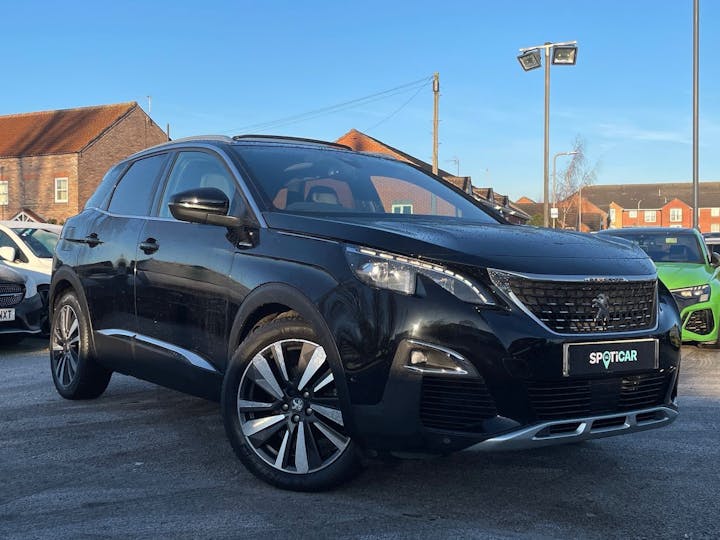 Black Peugeot 3008 1.5 Bluehdi GT Line Premium Euro 6 (s/s) 5dr 2019