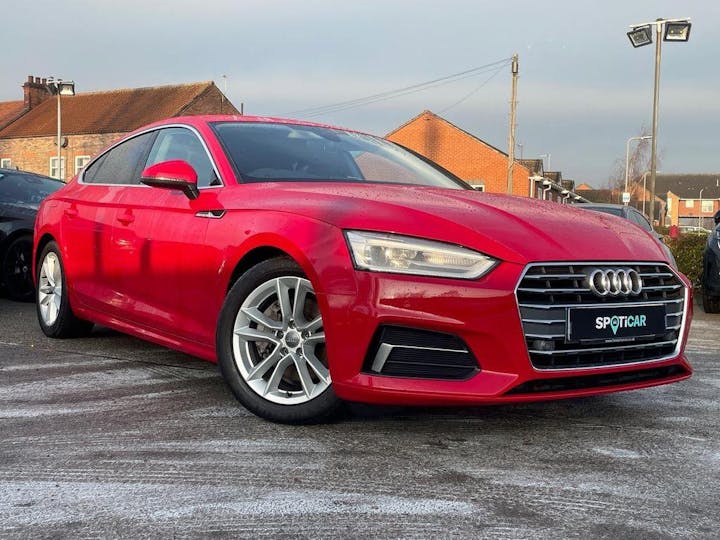 Red Audi A5 2.0 TDI Ultra Sport Sportback Euro 6 (s/s) 5dr 2017