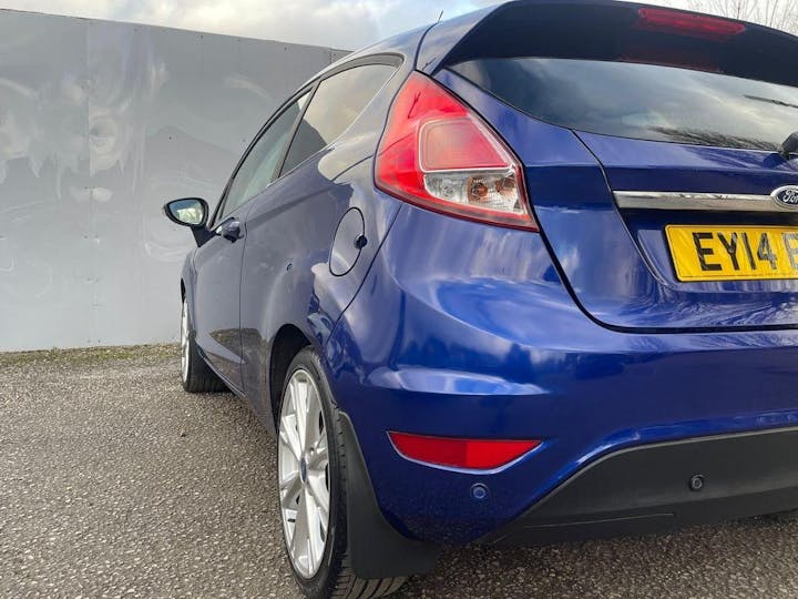 Blue Ford Fiesta 1.6 TdCi Titanium X Euro 5 3dr 2014