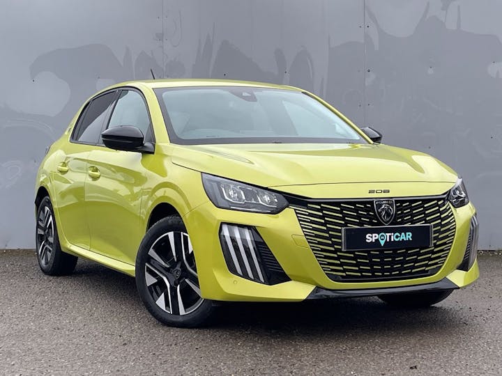 Yellow Peugeot E 208 50kwh E-style Auto 5dr (7.4kw Charger) 2023