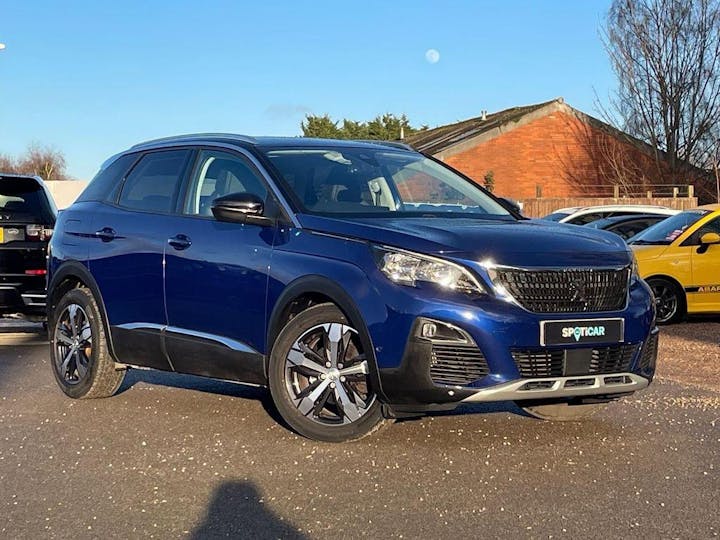 Blue Peugeot 3008 1.2 Puretech Allure Eat Euro 6 (s/s) 5dr 2018