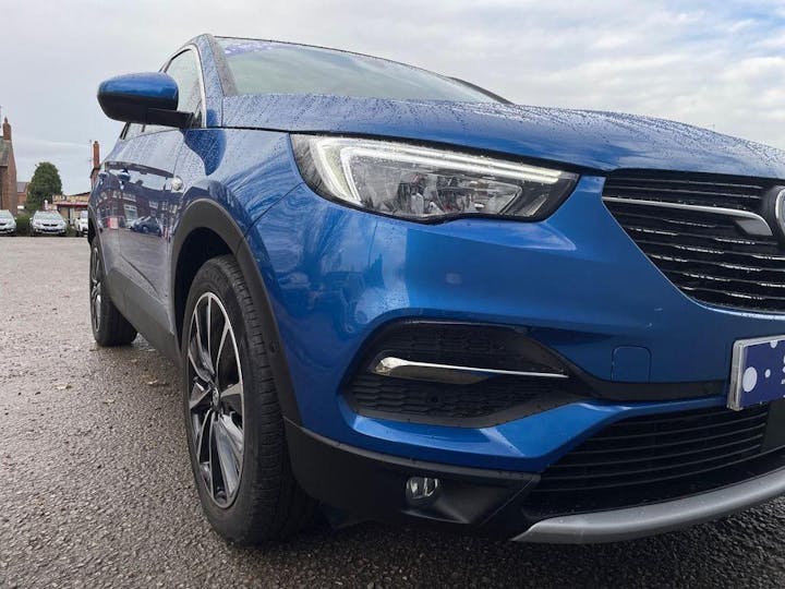 Blue Vauxhall Grandland X 1.2 Turbo Elite Nav Euro 6 (s/s) 5dr 2021