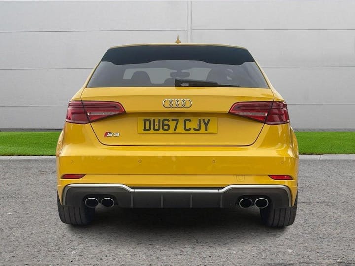 Yellow Audi S3 2.0 TFSI Sportback S Tronic Quattro Euro 6 (s/s) 5dr 2017