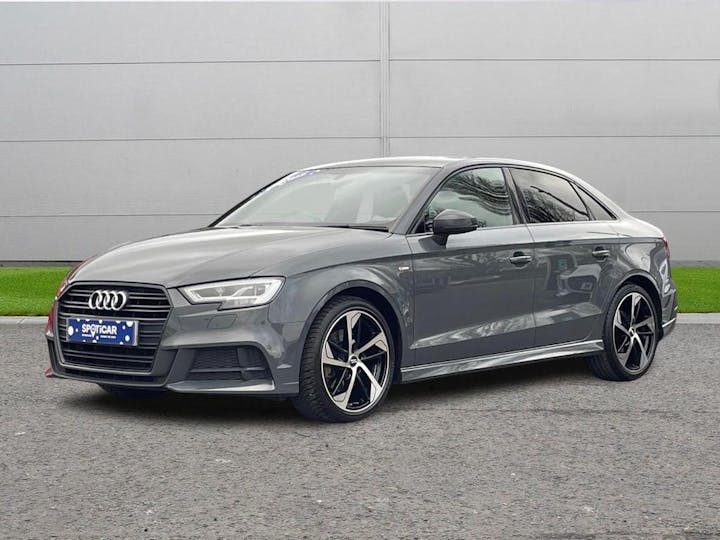 Grey Audi A3 2.0 TDI 35 Black Edition S Tronic Euro 6 (s/s) 4dr 2019