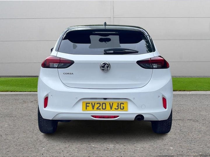 White Vauxhall Corsa 1.2 Turbo Elite Nav Premium Euro 6 (s/s) 5dr 2020