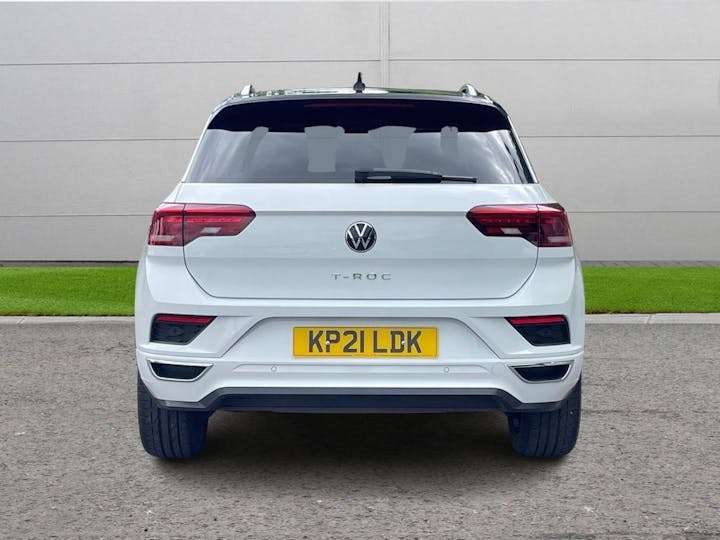 White Volkswagen T Roc 1.5 TSI Evo R-line DSG Euro 6 (s/s) 5dr 2021