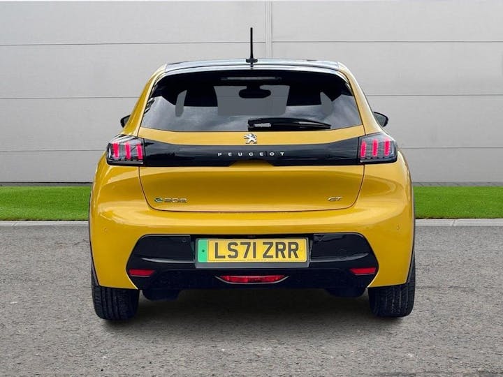 Yellow Peugeot E 208 50kwh GT Premium Auto 5dr 2021