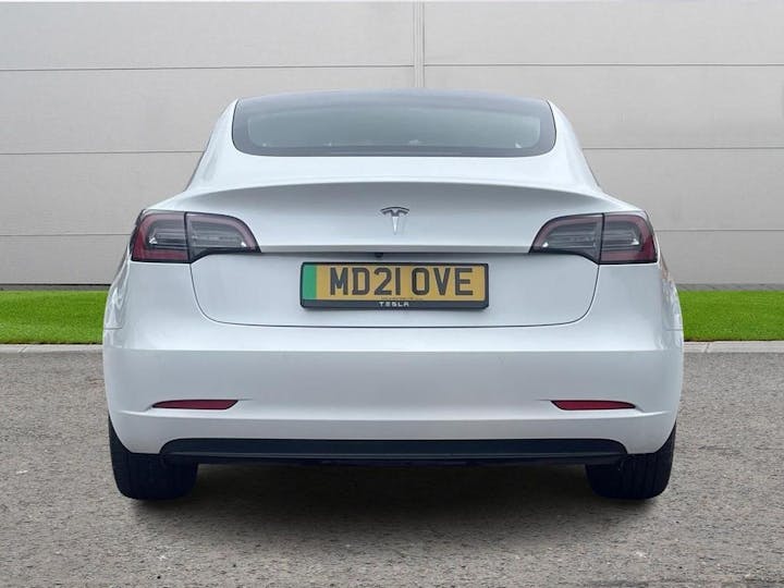 White Tesla Model 3 Standard Range Plus Auto Rwd 4dr 2021