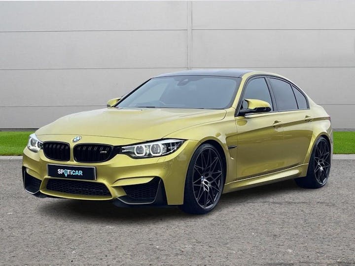 Yellow BMW M3 3.0 Biturbo Competition Dct Euro 6 (s/s) 4dr 2017