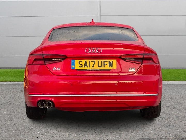 Red Audi A5 2.0 TDI Ultra Sport Sportback Euro 6 (s/s) 5dr 2017