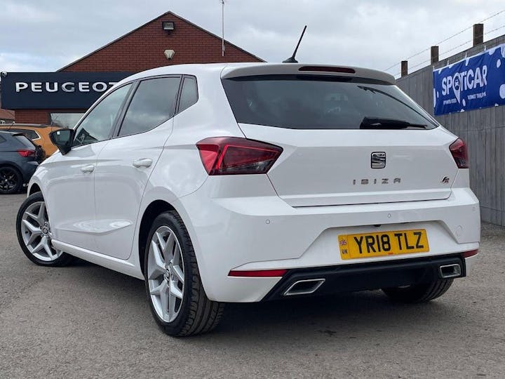 White SEAT Ibiza 1.5 TSI Evo Fr Euro 6 (s/s) 5dr 2018