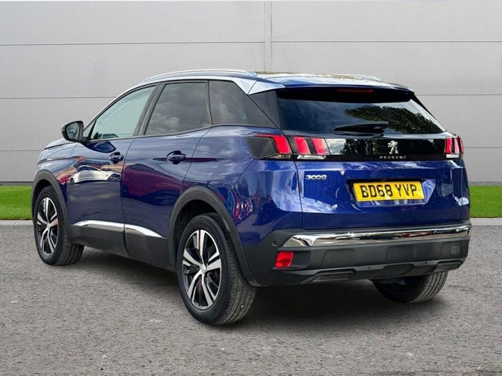 Blue Peugeot 3008 1.2 Puretech Allure Euro 6 (s/s) 5dr 2018