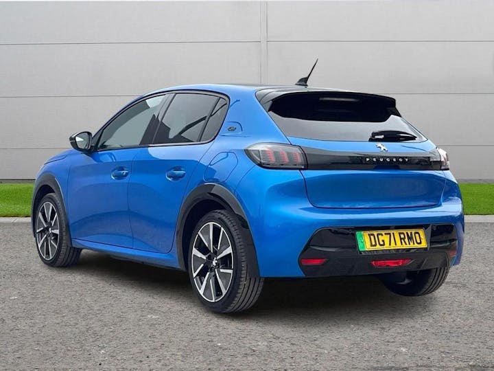 Blue Peugeot E 208 50kwh GT Premium Auto 5dr 2021