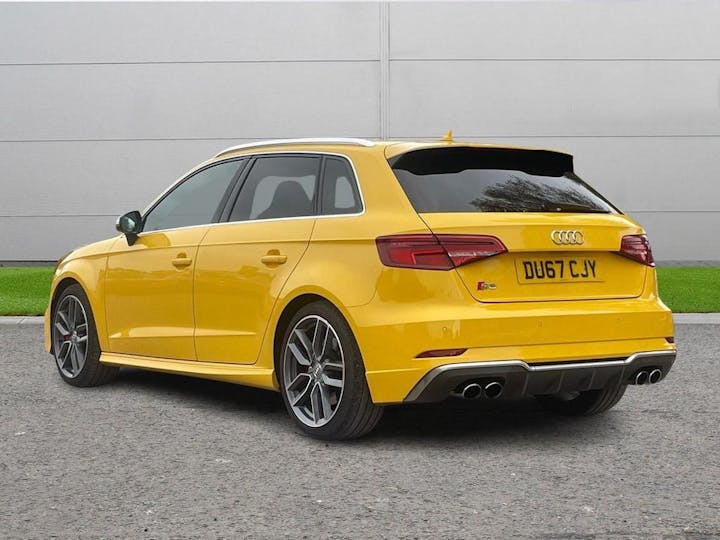 Yellow Audi S3 2.0 TFSI Sportback S Tronic Quattro Euro 6 (s/s) 5dr 2017