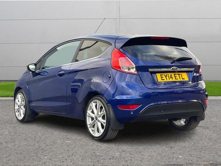 Blue Ford Fiesta 1.6 TdCi Titanium X Euro 5 3dr 2014