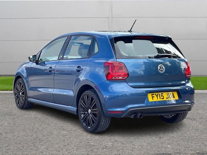 Blue Volkswagen Polo 1.4 TSI Bluemotion Tech Act Bluegt Euro 6 (s/s) 5dr 2015