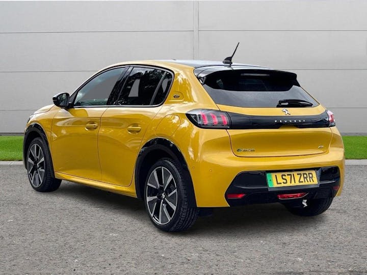 Yellow Peugeot E 208 50kwh GT Premium Auto 5dr 2021