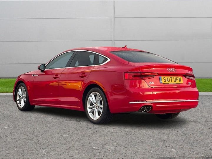 Red Audi A5 2.0 TDI Ultra Sport Sportback Euro 6 (s/s) 5dr 2017