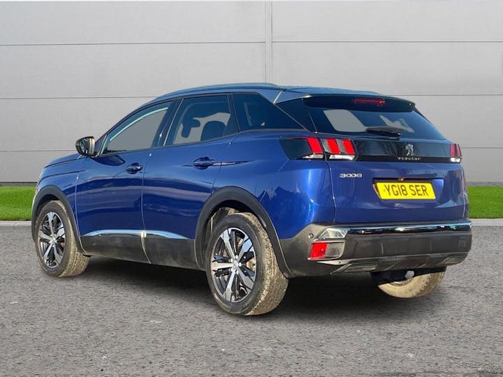 Blue Peugeot 3008 1.2 Puretech Allure Eat Euro 6 (s/s) 5dr 2018