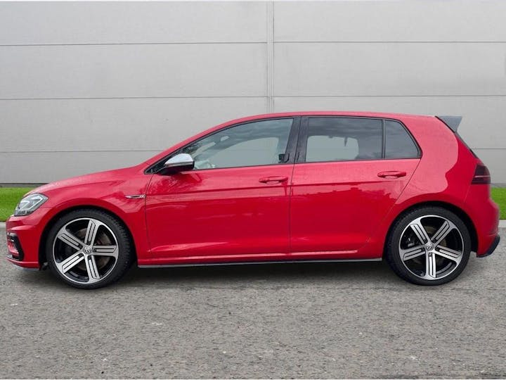 Red Volkswagen Golf 2.0 TSI Bluemotion Tech R DSG 4motion Euro 6 (s/s) 5dr 2017