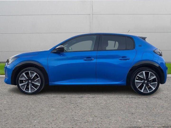 Blue Peugeot E 208 50kwh GT Premium Auto 5dr 2021