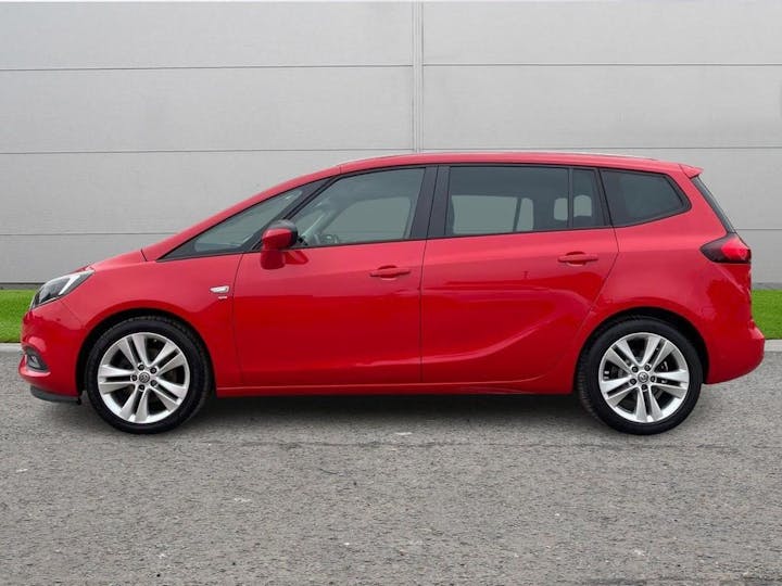 Red Vauxhall Zafira Tourer 1.4i Turbo SRi Euro 6 5dr 2017