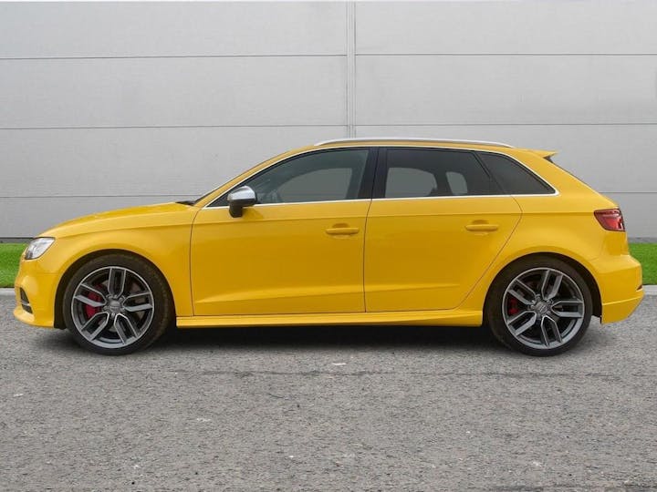 Yellow Audi S3 2.0 TFSI Sportback S Tronic Quattro Euro 6 (s/s) 5dr 2017