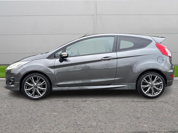 Grey Ford Fiesta 1.0t Ecoboost ST-Line Euro 6 (s/s) 3dr 2016