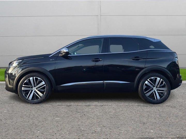 Black Peugeot 3008 2.0 Bluehdi GT Eat Euro 6 (s/s) 5dr 2017