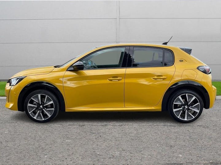 Yellow Peugeot E 208 50kwh GT Premium Auto 5dr 2021