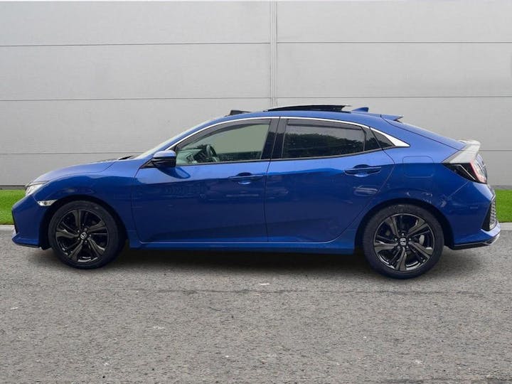 Blue Honda Civic 1.0 Vtec Turbo Ex Euro 6 (s/s) 5dr 2017