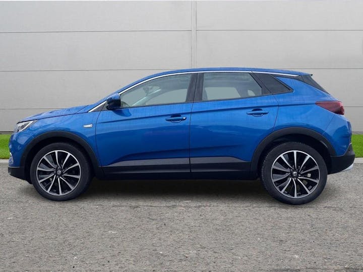 Blue Vauxhall Grandland X 1.2 Turbo Elite Nav Euro 6 (s/s) 5dr 2021