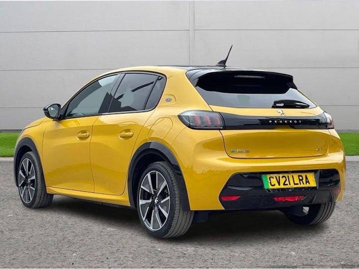 Yellow Peugeot E 208 50kwh GT Auto 5dr 2021
