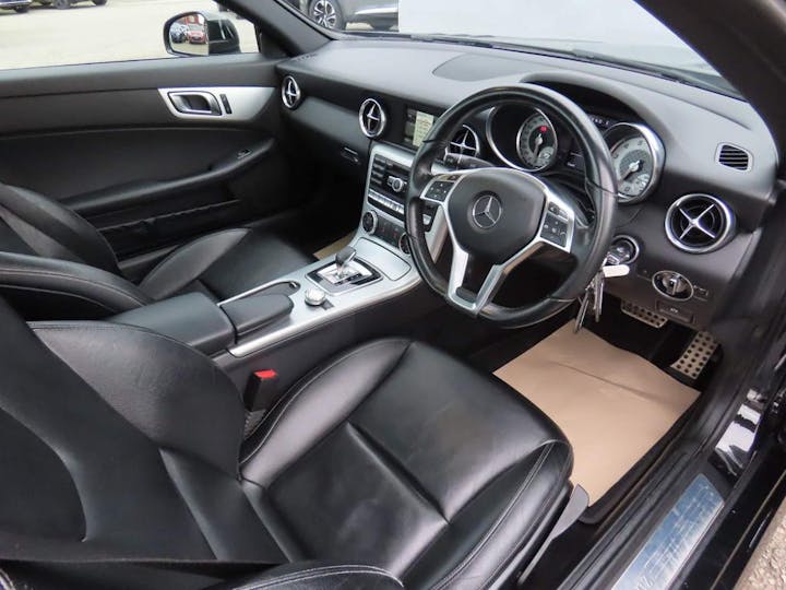 Black Mercedes-Benz Slk 2.0 Slk200 AMG Sport G-tronic Euro 6 (s/s) 2dr 2015
